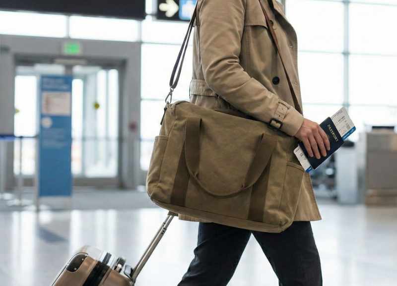 普通〜大きめショルダーバッグが活躍するシーン 旅行・出張｜移動の多い日にも使いやすい